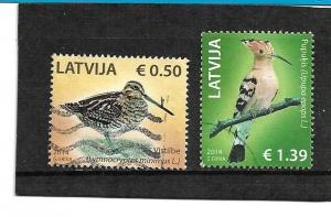 Latvia  Scott#  875-6  Used