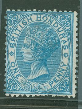 British Honduras #1 Unused Single (Queen)