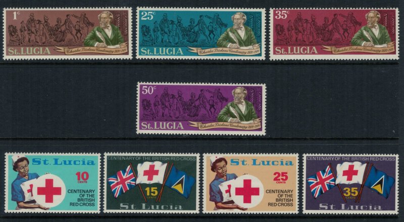 St. Lucia #278-85* NH  CV $2.60