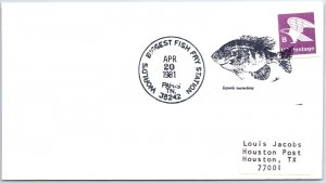 US SPECIAL POSTMARK EVENT COVER WORLD'S BIGGEST FISH FRY AT PARIS TENNESSEE (c)