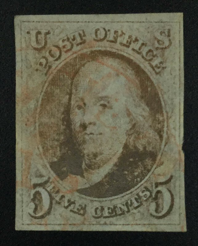 MOMEN: US STAMPS #1 USED LOT #50301