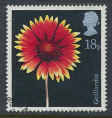 Great Britain  SG 1347 SC# 1168 Used / FU with First Day Cancel - Flower Phot...