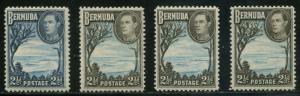 Bermuda SC# 120-120c  SG# 113-113c Grape Bay MVLH/NH/H/H