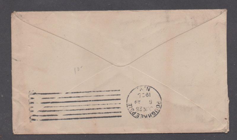 **US 20th Century Cover, SC# 319, Goodsey, KY, 6/24/1905 M/S Cxl, DPO3