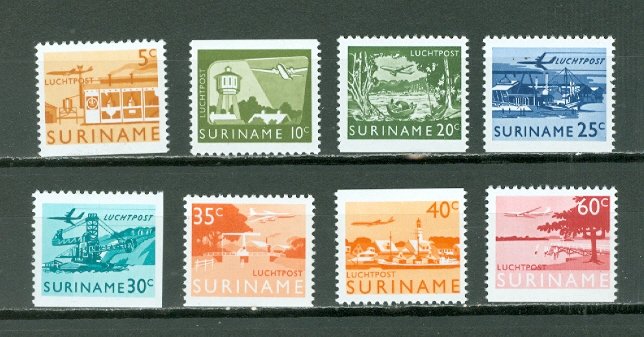 SURINAM AIR #C75-82...SET...MMH...$4.50