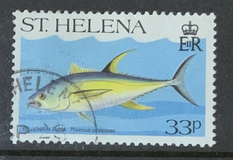 ST.HELENA 1985 MARINE LIFE 33p TUNA SG462  FINE USED