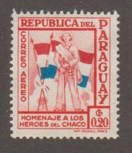 Paraguay - Scott # C235  War Heroes  - MH  (Heavily Hinged)