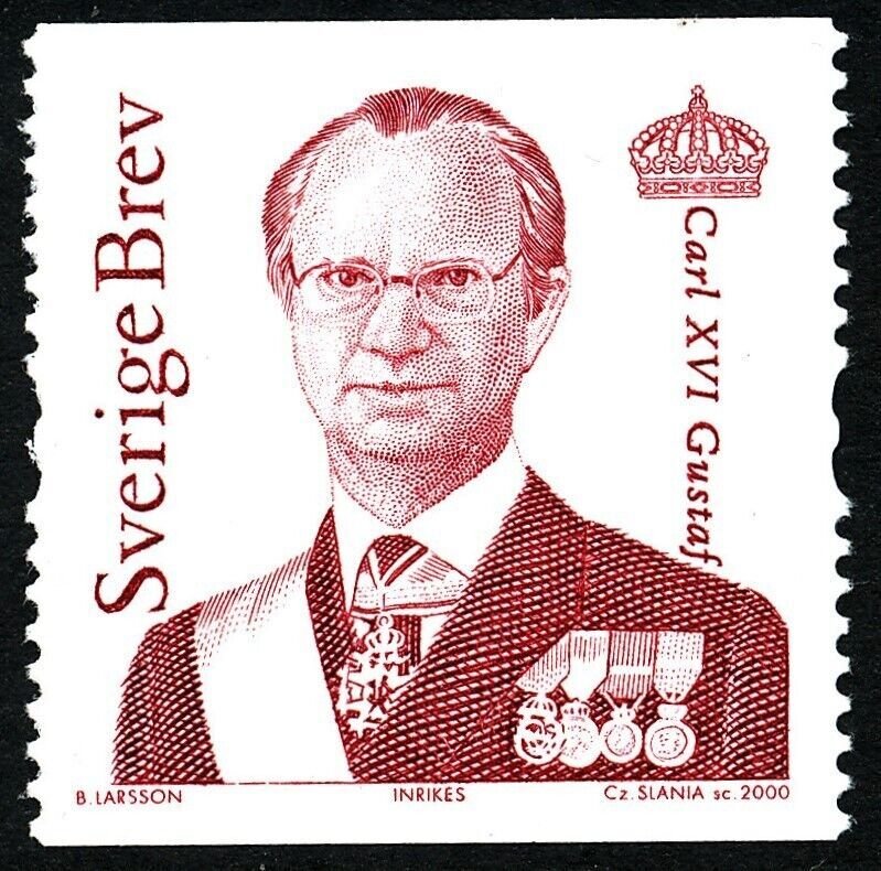 Sweden 2003 Carl XVI Gustaf. Engraver Slania. MNH