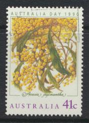 SG 1229  SC# 1163 Used  Australia Day Golden Wattle