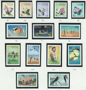 Nauru  mnh scott  SC. # 91-104