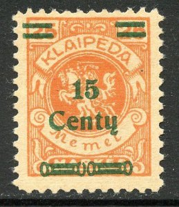 Memel # N93, Mint Hinge