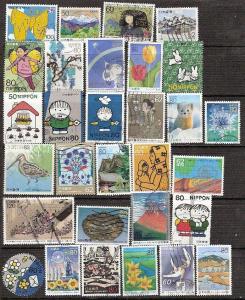 J129 Japan 30 used stamps