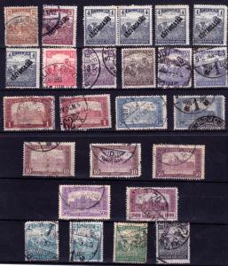 Hungary, small collection from 1916 set