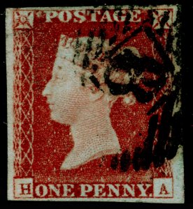 SG8, 1d red-brown PLATE 67, USED. Cat £32. HA 