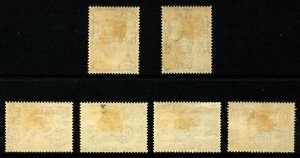 Hong Kong Scott 168-73,SG163-68  KGVI Stamp Centenary Mint Lightly H.