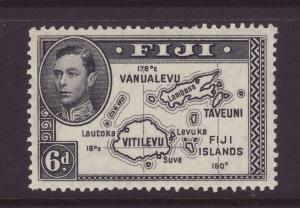 1940 Fiji 6d Perf 13½ U/Mint SG261