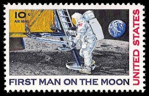 # C76 MINT NEVER HINGED MOON LANDING