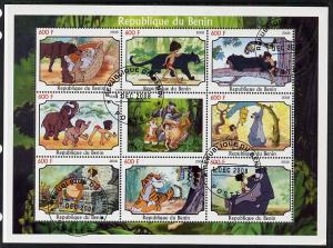 BENIN SHEET USED DISNEY 