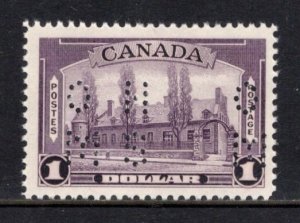 Canada O9-245 Perfin VF MNH