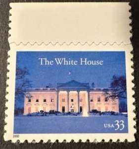 US # 3445 The White House 33c 200 Mint NH