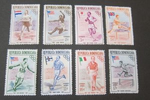 Dominica 1957 Sc 474-78,C97-99 Olympic CTO set MNH