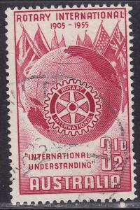 Australia 278 USED 1955 Rotary International Club 3½d