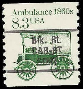 # 2231 MINT NEVER HINGED PRE-CANS. AMBULANCE