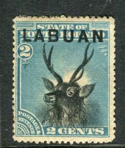 LABUAN; 1894 classic Pictorial issue fine unused 2c. value