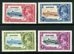 British 1935 KGV Silver Jubilee Bahamas Set Scott #186-189 Mint C436 