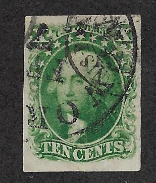 14 Used 10c. Washington, XF,  Type II, FREE INSURED SHIPPING