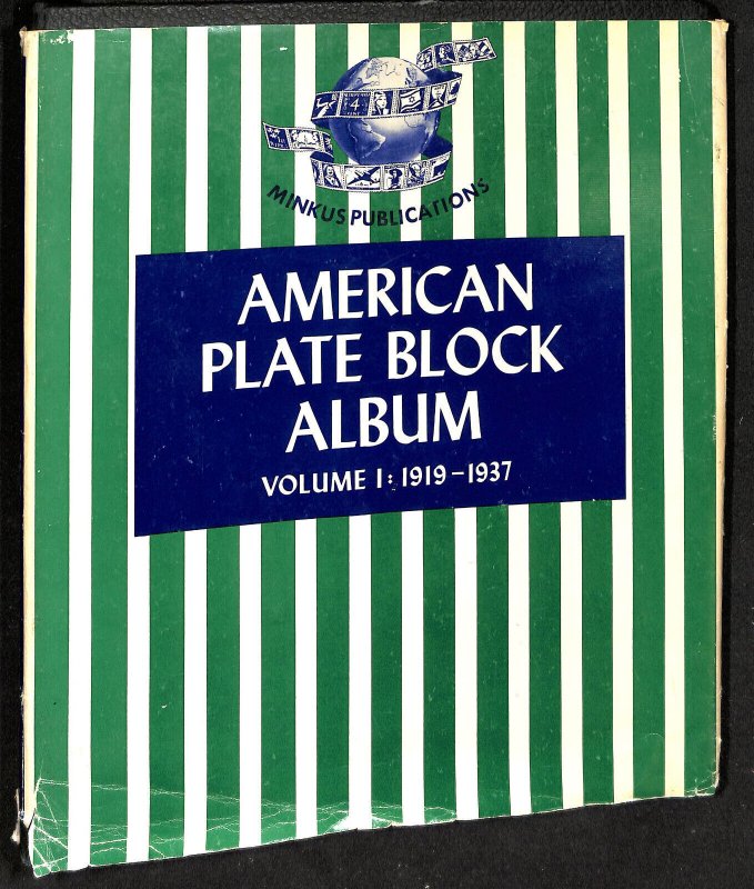 United States Minkus American Plate Block Stamp Album, 1919-1937