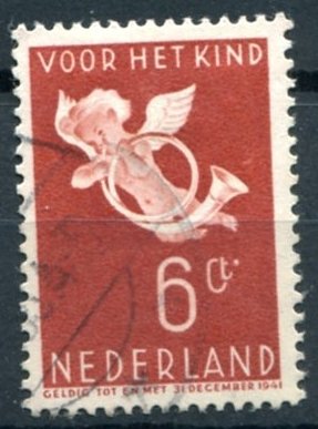 Netherlands Sc# B92 used
