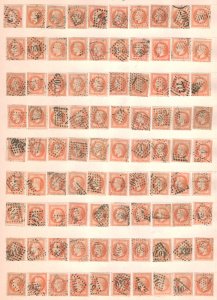 France Used Collection CV$5000.00 1862-1870 Napoleon III >700 Issues