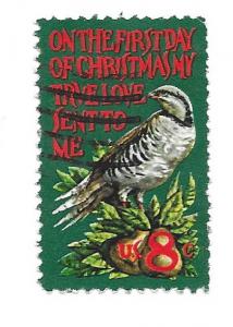 SC# 1445 - (8c) - Christmas, Partridge in a Pear Tree - Used