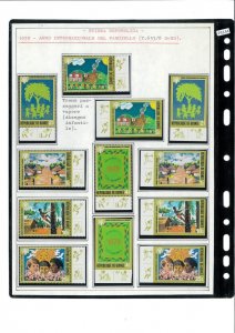 P3144 - GUINEA, YVERT 653/6 YEAR OF THE CHILD, NORMAL AND IMPERF SET OF 6 MNH-