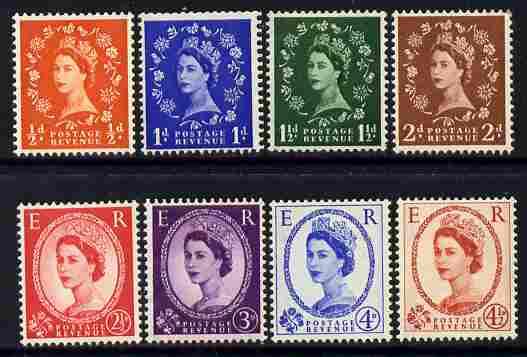 Great Britain 1958-61 Wilding Crowns graphite-lined issue...
