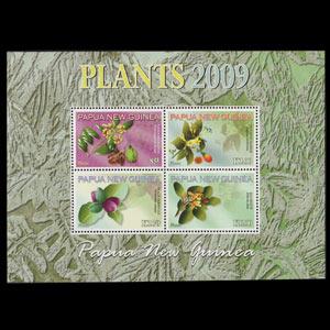 PAPUA NEW GUINEA 2009 - Scott# 1360 S/S Plants NH