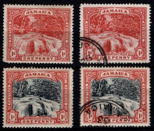 Jamaica 1900-01 Llandovery Falls, Set [Unused/Used]