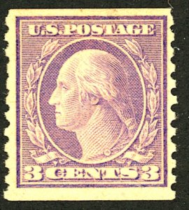 U.S. #494 MINT OG HR