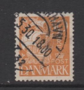 Denmark  Scott#  195  used single