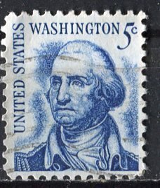 USA; 1965: Sc. # 1283: Original Dark Blue Used Single Stamp