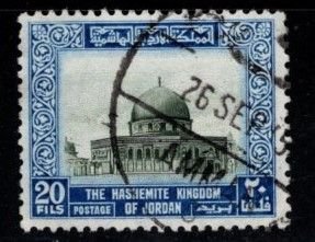 Jordan - #332 Dome of the Rock (Wmk 305) - Used