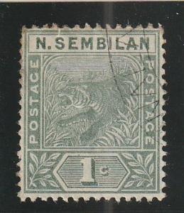 Negri Sembilan  Scott#  2  Used