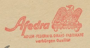 Meter cover Deutsche Post / Germany 1948 Bird - Eagle
