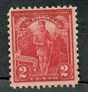 643 Vermont Mint Hinged single