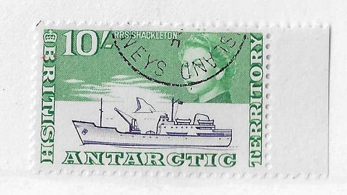British Antarctic Territory  Sc #14 10sh used VF