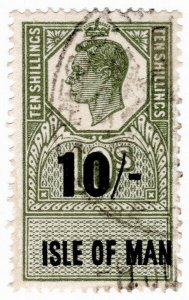 (I.B) George VI Revenue : Isle of Man 10/-