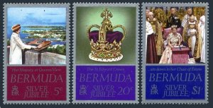 Bermuda 347-349,MNH.Michel 336-338. Reign of QE II-25,Royal Crown.