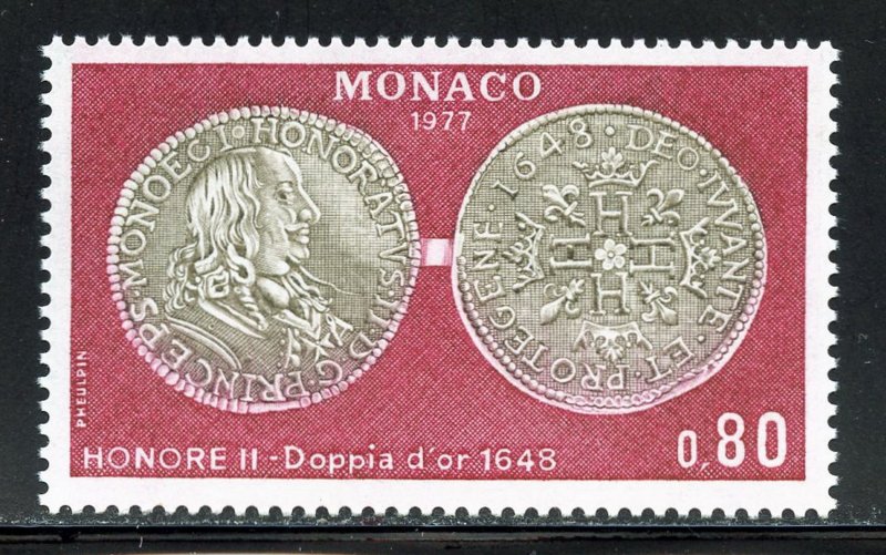 Monaco 1088 MNH,  Monaco Coins Issue from 1977.