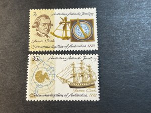 AUSTRALIAN ANTARCTIC TER. # L21-L22--MINT/NEVER HINGED----COMPLETE SET-----1972